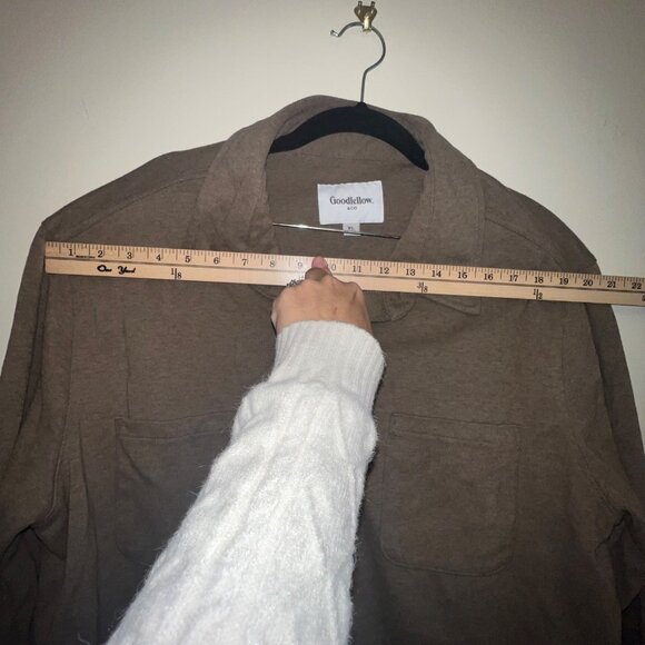 Goodfellow &‎ Co Men's Brown Button-Up Long Sleeve Shirt XL - Picture 3 of 8